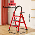 Portable Folding Step Ladder 3/4/5-Step, Weight, Plastic Step Stool Ladder, Foldable Ladder for Household