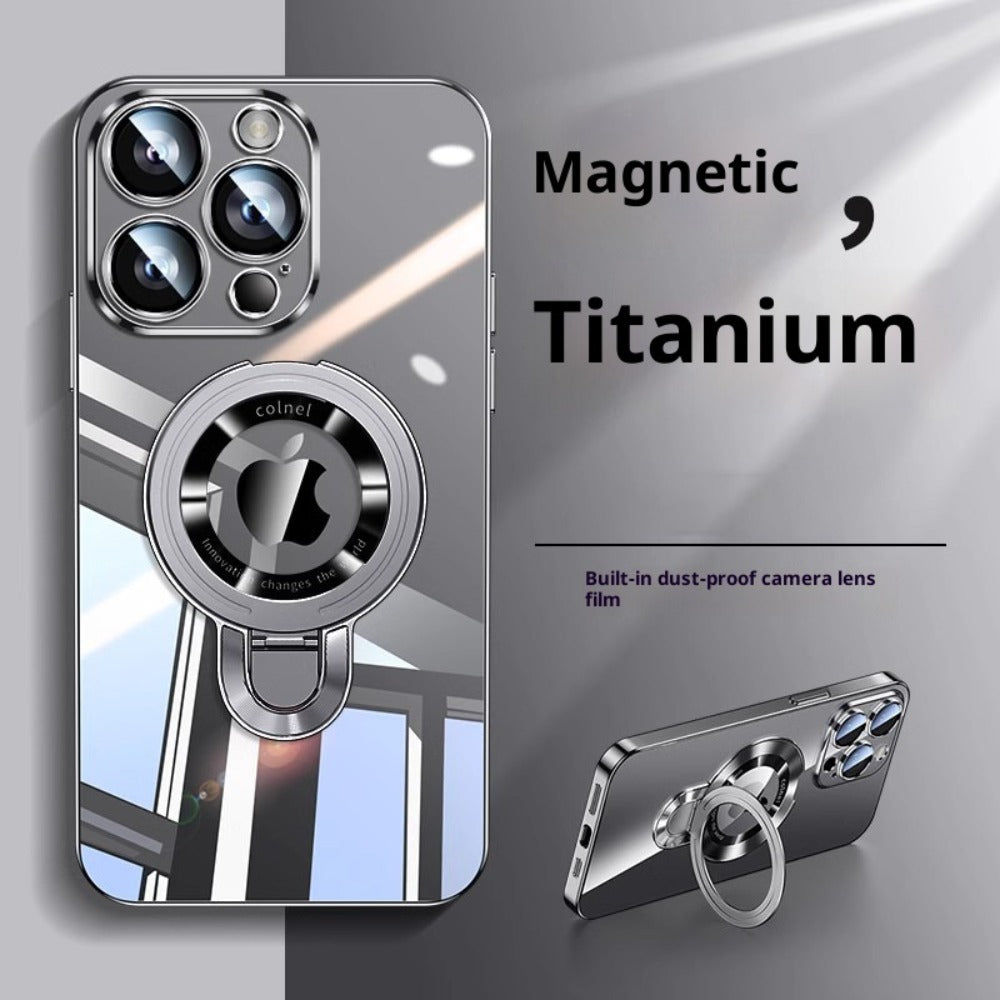 Phone Case U-Shield Kickstand with Clear PC Back and TPU Bumper for Selected iPhone Model and Color Options