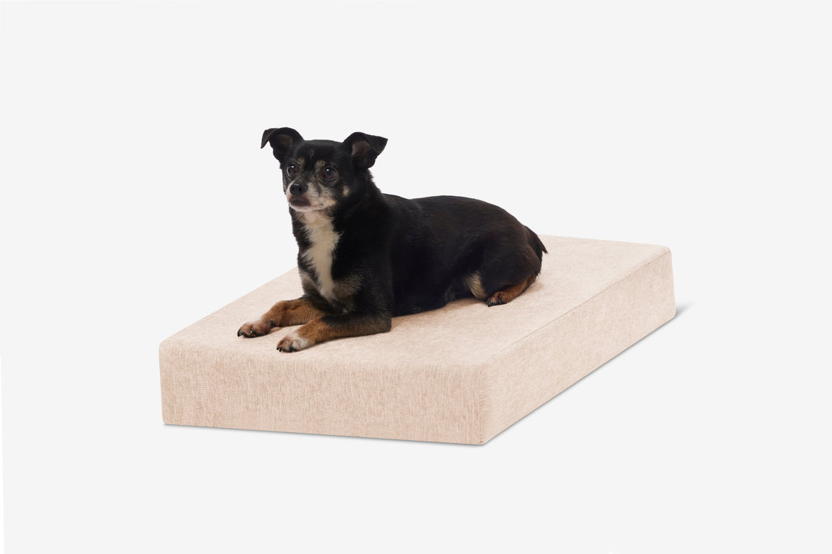 Orthopedic Dog Crate Bed Small - 27" X 18.2" X 4" / Driftwood Linen
