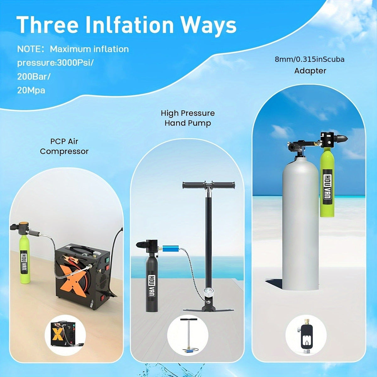 Aluminum Alloy Mini Diving Tank 0.5L – Portable Scuba Oxygen Cylinder with Regulator for Underwater Photography Snorkeling Recreation