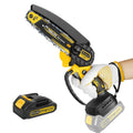 Mini Chainsaw Cordless, Handheld Electric Saw Tree Trimming Wood Cutting for Garden, Patio and Yard Use