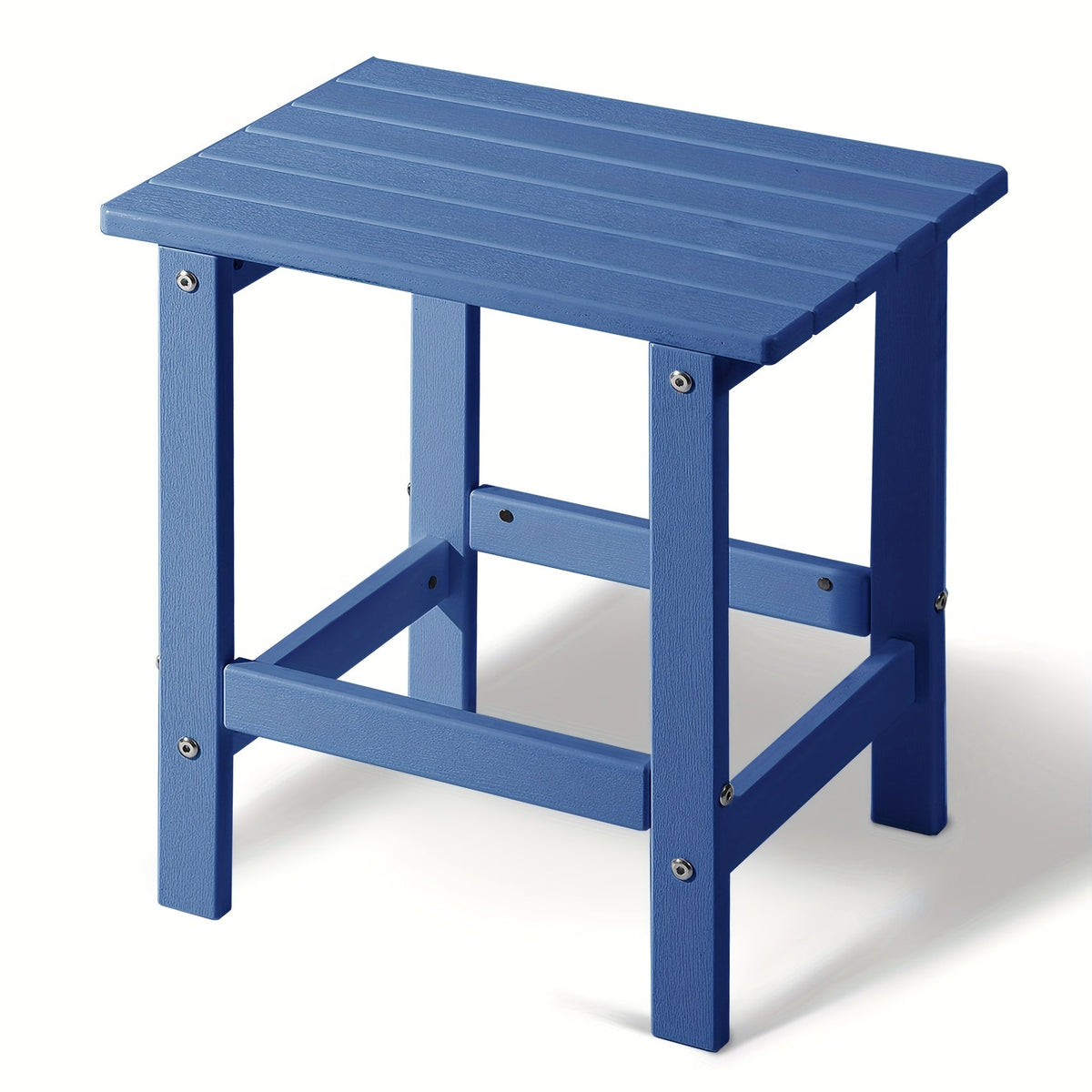 Outdoor Side Table shown in the Navy Blue, Yxhdpe007 option