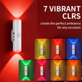 RGB Magnetic Night Light LED Ambient, Multi-Color Motion Sensor, No-Drill Magnetic Install, Long Battery Life for Living Room