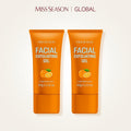 Facial Exfoliating Gel Two-Pack with Two 60g Orange Tubes, Flip-Top Caps and Face-or-Body Rinse-Off Format