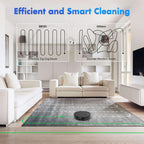 Robot Vacuum Cleaner 5000Pa 3-in-1 Sweep Vacuum Mop with Auto Charging App Voice Control for Entryways, Bedrooms and Living Spaces
