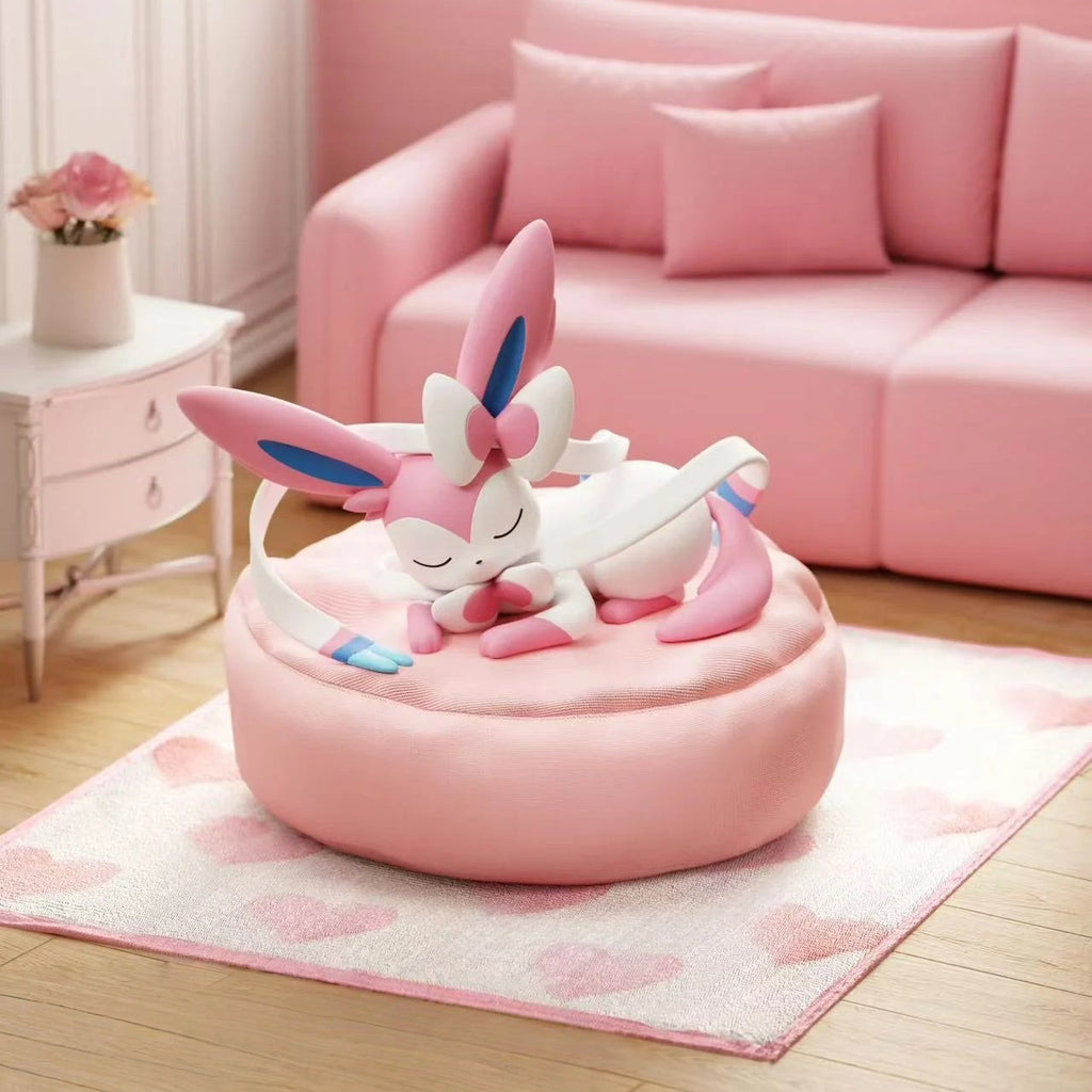 Eevee Eeveelutions Sleeping Pose Blind Box PVC Figure – All 9 Characters Vaporeon Jolteon Flareon Espeon Umbreon Leafeon Glaceon Sylveon