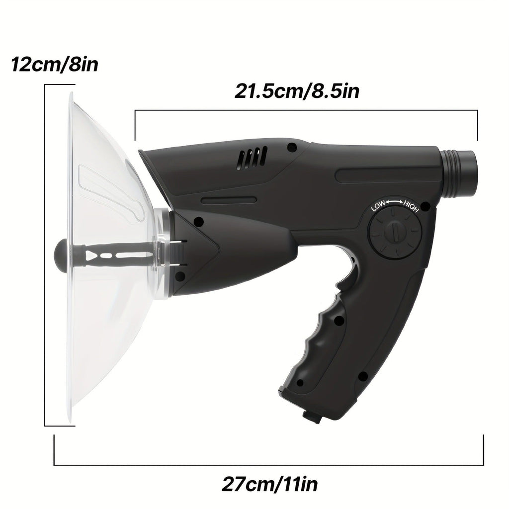 Bionic Ear Sound Amplifier with 8x Monocular Telescope, Long-Range Digital Audio Listening Device with Headphones for Bird Watching Nature