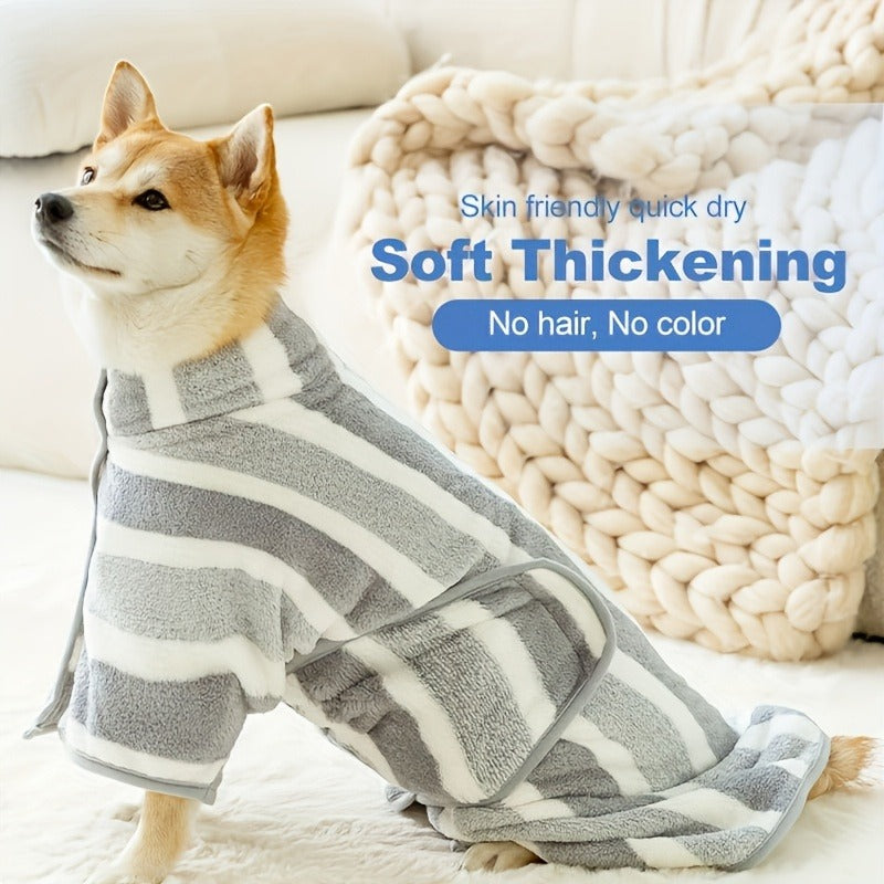 Microfiber Pet Towel Quick-Dry Super Absorbent Dog Bath Towel for Bathing Swimming Beach Outdoor S M L Gray Soft Lightweight Dog Grooming