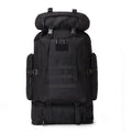 Large Capacity Expandable Outdoor Backpack 26-42 Gal – Soft Shell Geometric Pattern Hiking Rucksack for Camping