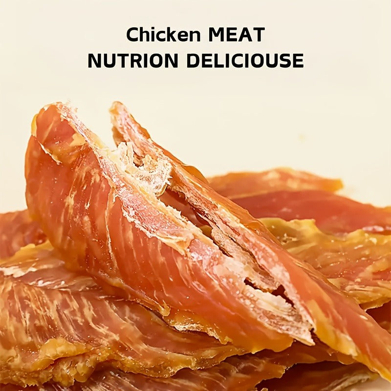 Dog Treats BLACK DUCK Chicken Jerky with Four Retained Count and Weight-Labeled Package Options for Reward Use
