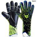 Soccer Goalkeeper Gloves with 4mm Grip Palm – Ventilated Goalie Gloves for Youth & Adults, Flexible Finger Protection, Sizes 6-10