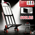 Folding Stair-Climbing Hand Truck with 220, 450 or 680 lb Model Labels and Three Frame Configurations