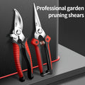 Bypass Pruning Shears 2-Pack – Ambidextrous High-Carbon Steel Fruit Scissors for Left & Right Hand, Garden Trimming Shears