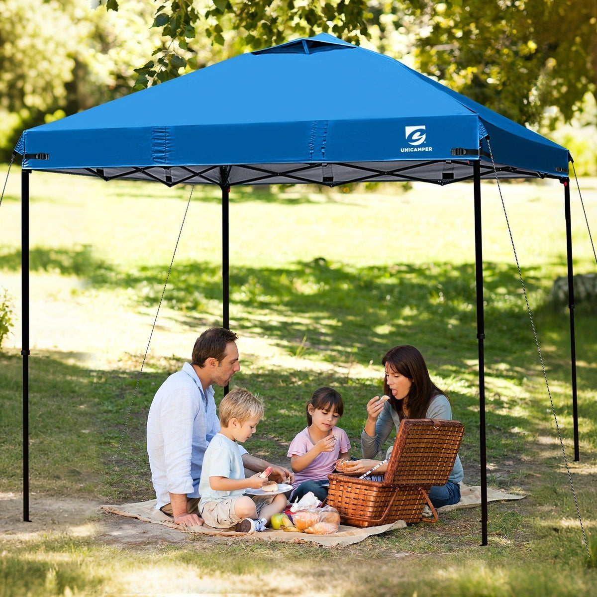 10x10 Canopy Replacement Top Cover for Straight Leg Tents – Ventilation Ports, Instant Shade, 11 Color Options