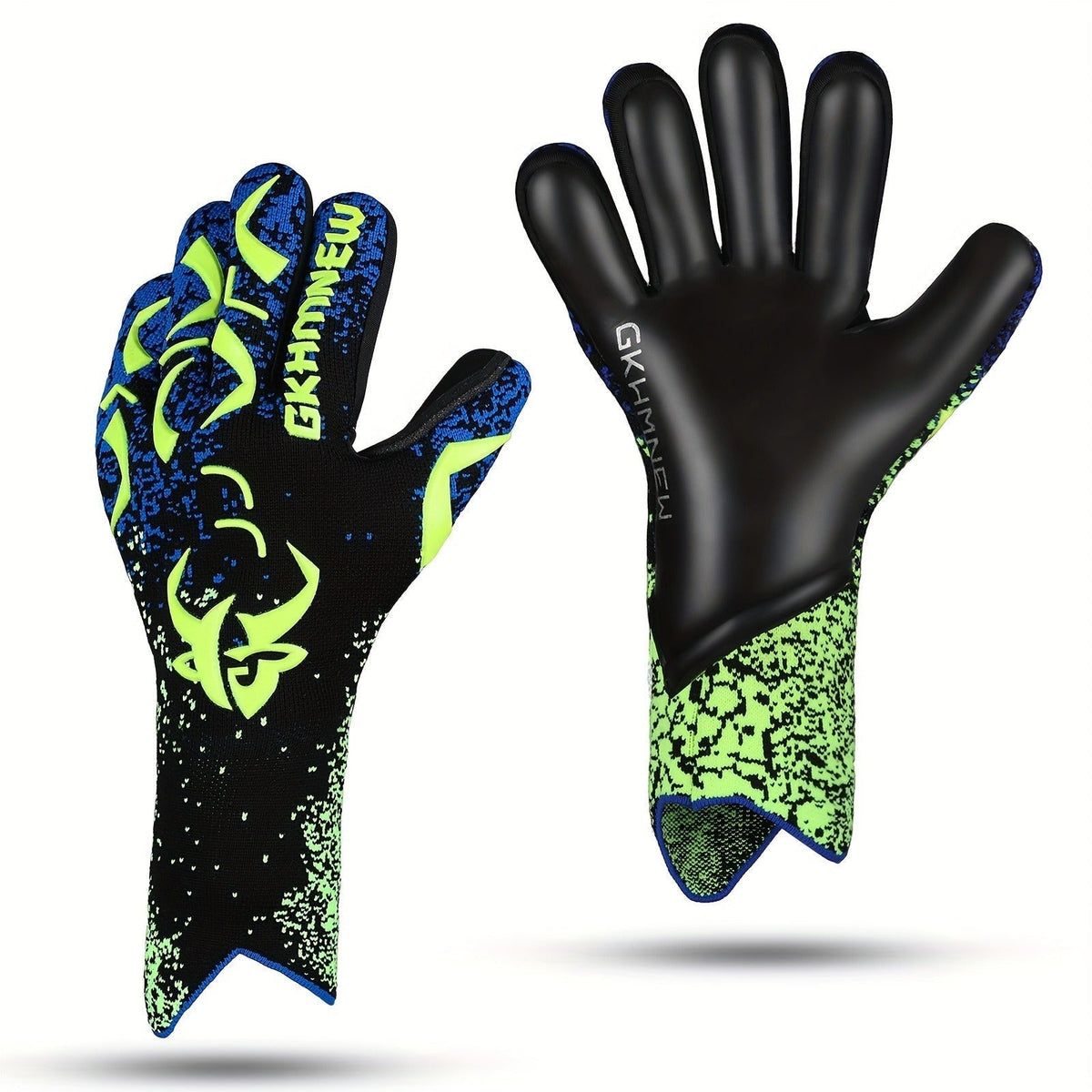 Soccer Goalkeeper Gloves Strong Grip Breathable Sizes 6-10 with Carry Bag