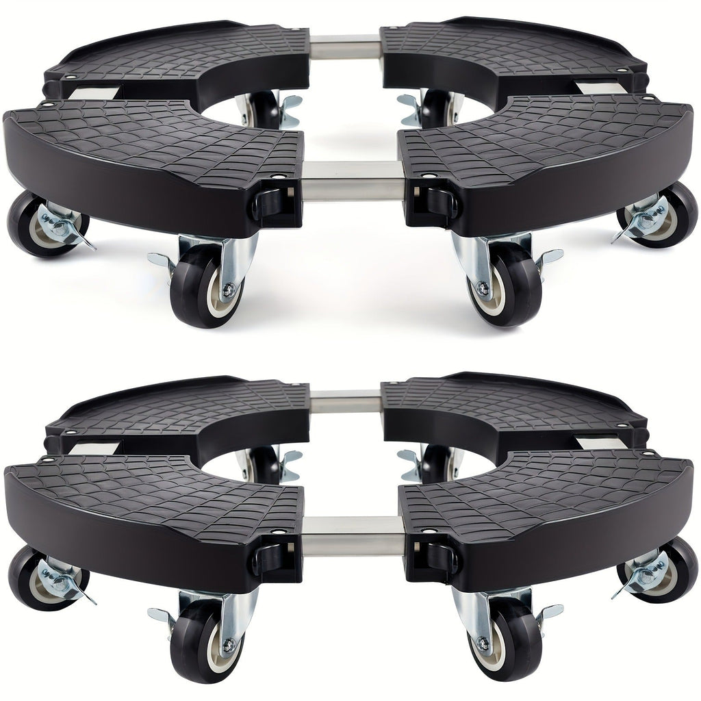 Plant Caddy with Wheels | 330 Lbs Heavy Duty, 8 Lockable Casters, Fits 8"-22" Pots