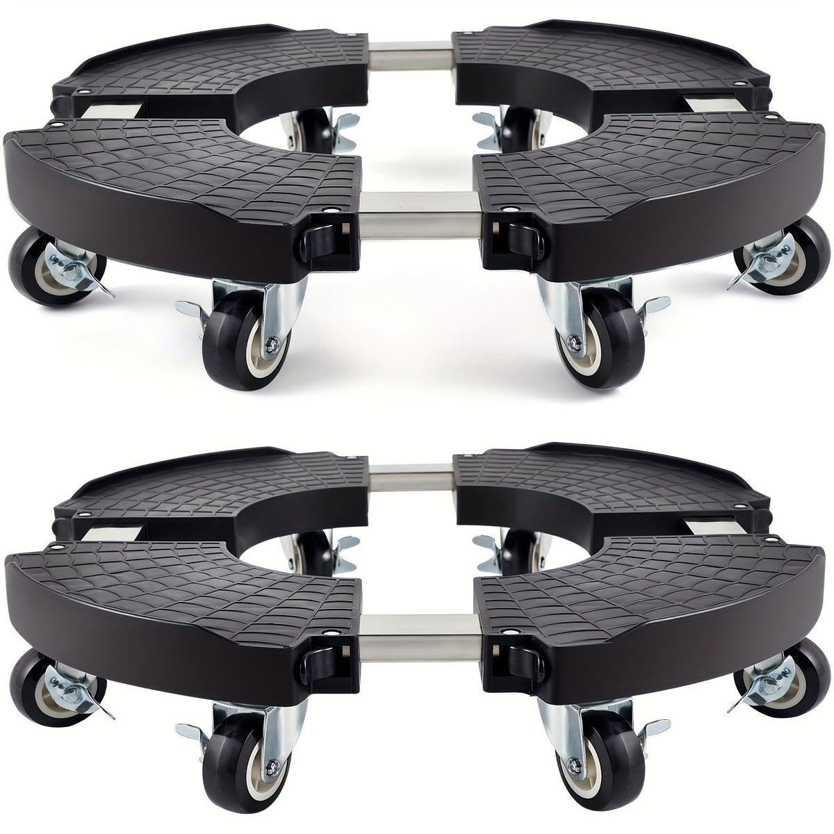 Plant Caddy with Wheels | 330 Lbs Heavy Duty, 8 Lockable Casters, Fits 8"-22" Pots