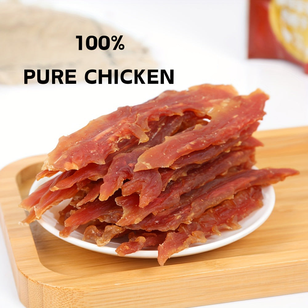 Dog Treats Chicken and Duck Jerky Chews in 200g or 400g Package Options for Dog Reward Use