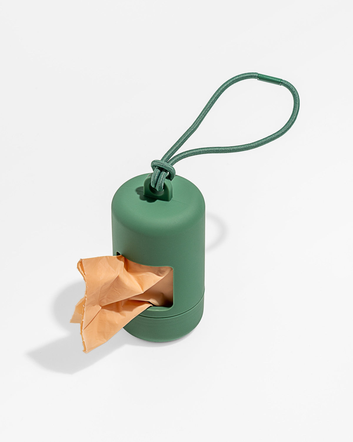 Leash-Attached Dog Waste Bag Dispenser Spruce