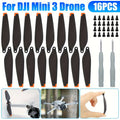 DJI Mini 3 Replacement Propellers 16pcs, Low-Noise Quick-Release Drone Blades Upgrade Kit with Screws & Screwdrivers