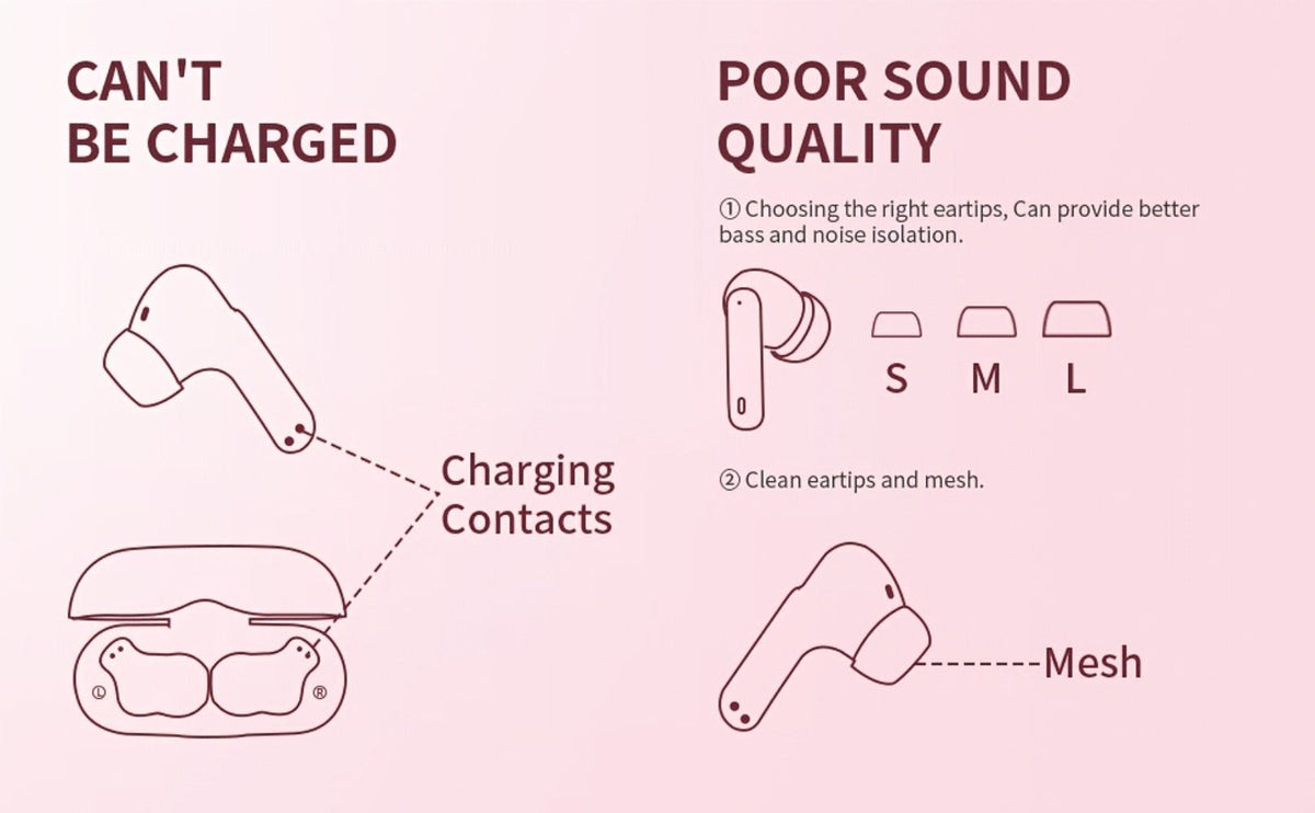Wireless Earbuds Bluetooth 5.3 with Call Noise Reduction Mic, LED Display Case and Eight Color Options