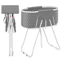 Elevated Foldable Pet Bathtub – Stand-Up Dog Grooming Tub with Carbon Steel Legs, 220 lbs Capacity & Expandable Drain Hose | 33"x18" PVC Tub