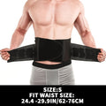Weightlifting Belt for Men Women – Adjustable Gym Waist Support Belt with Hook-and-Loop Closure, Breathable Polyester Back Brace