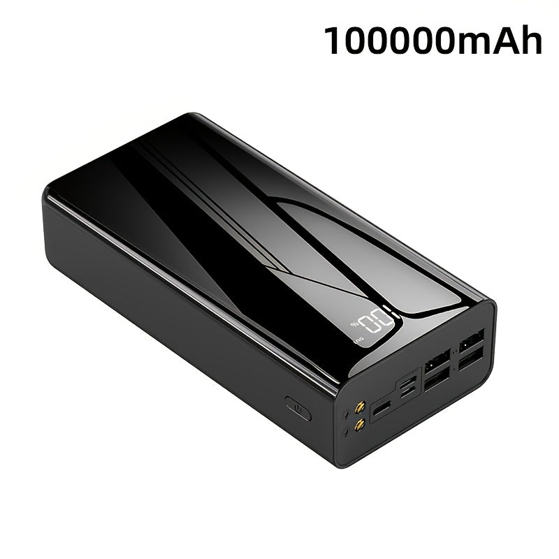 Power Bank 30000-100000mAh with Four-Port Layout, 22.5W Listed Charging and Digital Display