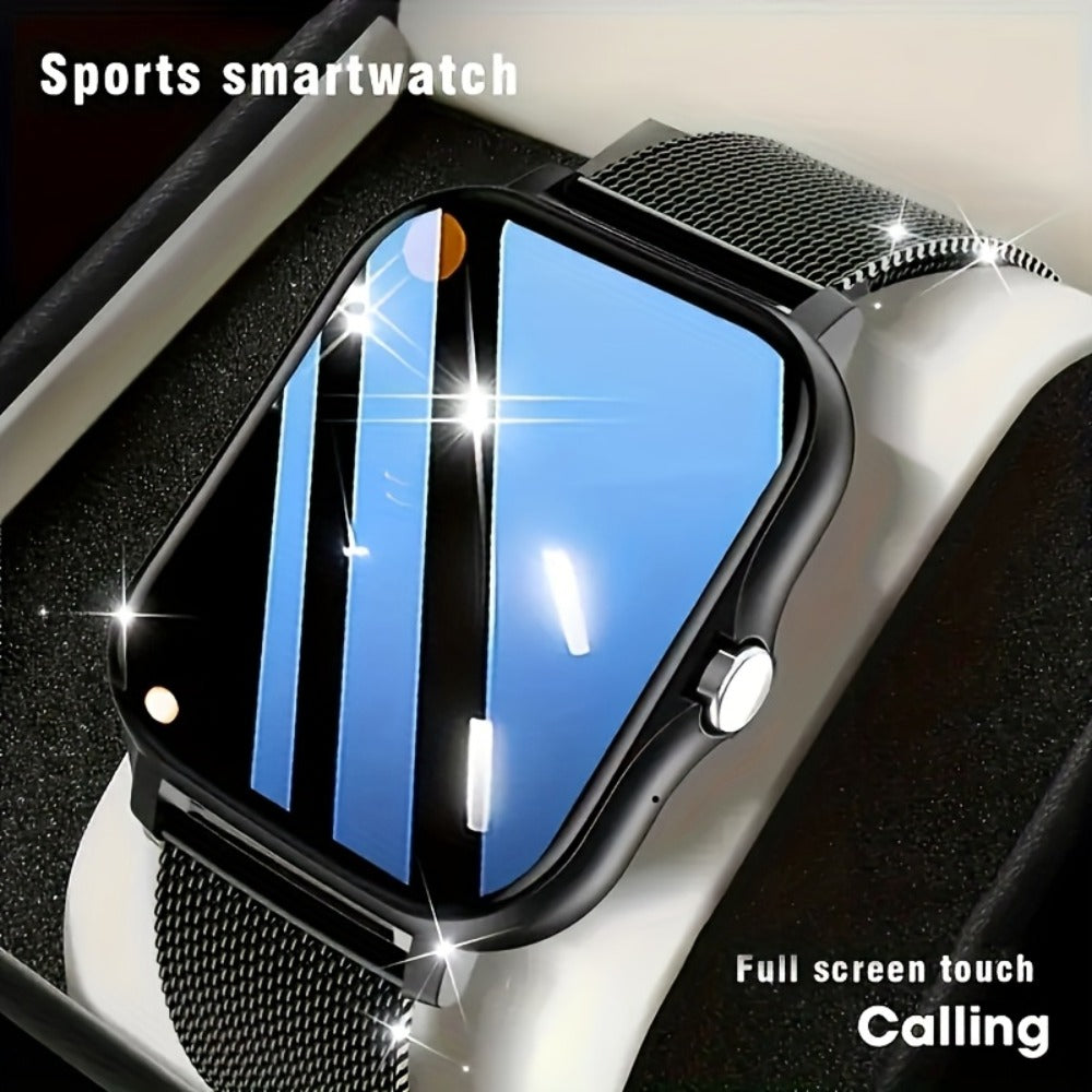 Smartwatch with Navigation & Dual Strap 1.83" TFT Full Touch Screen, Wireless Calling, Remote Camera, Music Player, Message Alerts