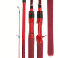 Carbon Fiber Fishing Rod Casting Model – 180cm / 70.86in Medium-Light Medium-Fast Action with EVA Grip Handle