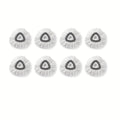 Microfiber Spin Mop Replacement Heads 8 Pack, 360° Universal Mop Refills for Standard Spin Mop Buckets, Machine Washable Reusable Mop Pads