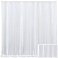 Backdrop Curtains 4 Pack 59x118 Inch, Wrinkle-Resistant Non-Transparent Party Decoration Fabric with Pole Pocket