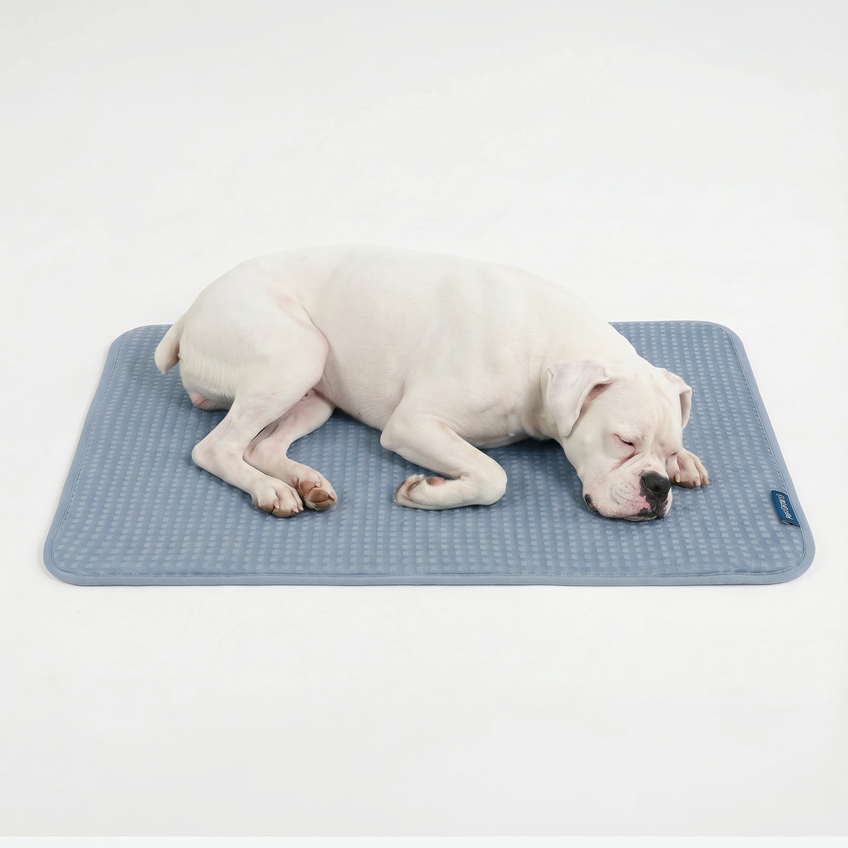 Breathable Cooling Dog Mat Waffle Ash Blue / XL