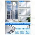 One Way Window Film Static Cling No Glue UV Blocking Heat Control Reflective Mirror Film for Home Office Bathroom