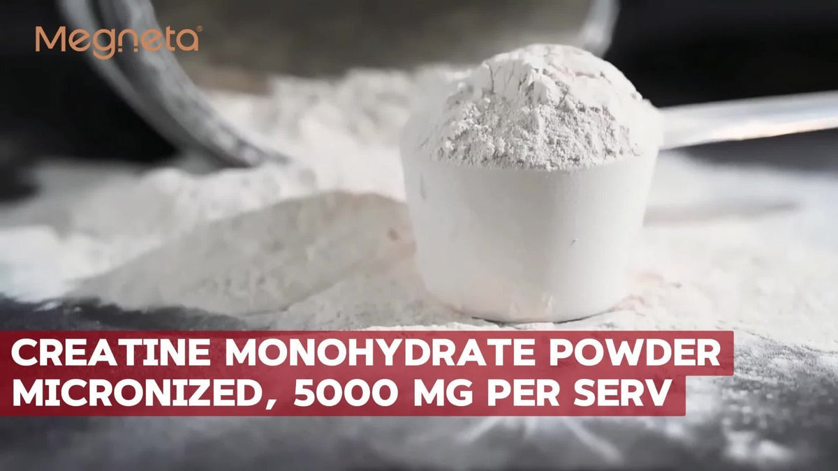 Micronized Creatine Monohydrate 5000mg Powder 300g 60 Servings, No Artificial Sweeteners or Flavors