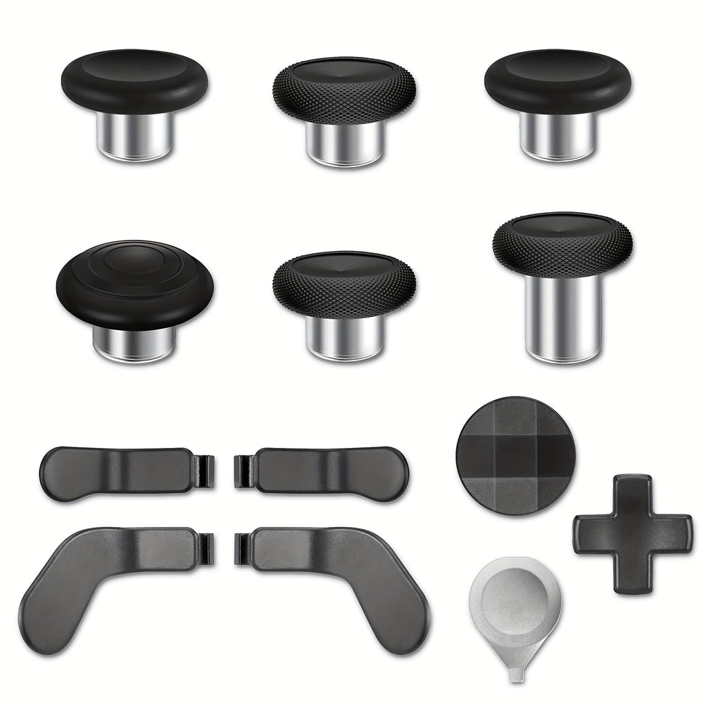 Xbox Elite Controller Series 2 Accessories 13-in-1 Replacement Kit – Paddles Thumbsticks Analog Sticks 2 D-Pads Repair Tool Stainless Steel