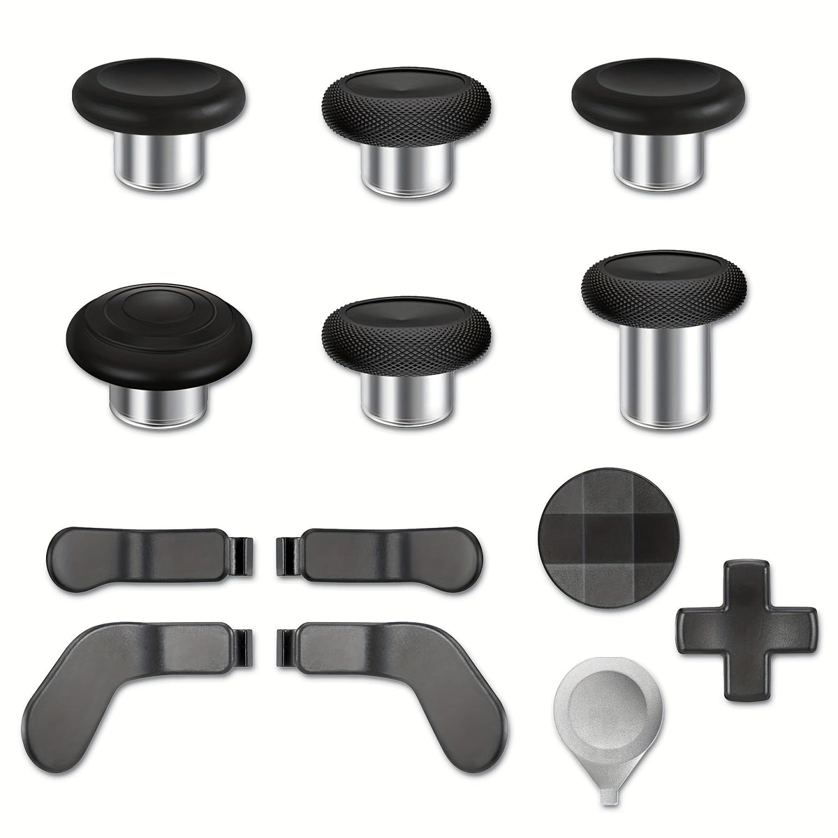Xbox Elite Controller Series 2 Accessories 13-in-1 Replacement Kit – Paddles Thumbsticks Analog Sticks 2 D-Pads Repair Tool Stainless Steel