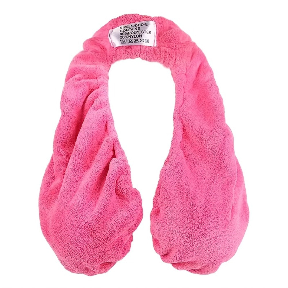 Strapless Towel Bra Wrap, Breathable Knit Beach & Sports Chest Cover for Women, Double-Sided Plush