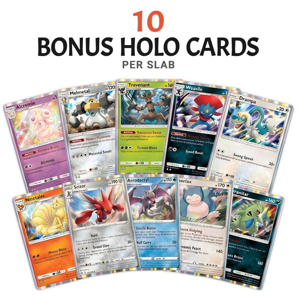 Pokemon Double Hit Slab Set, 2x Ultra or Double Rare Cards Sealed in Vanity Slabs Display Cases