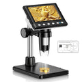 Digital Coin Microscope 4.3 Inch IPS Screen for Adults Coin Magnifier with 8 LED Lights 32GB for an Everyday Personal Care Routine