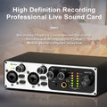 2-Channel USB Audio Interface, 24-Bit/192kHz with 48V Phantom Power