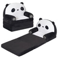 2-in-1 Foldable Kids Convertible Sofa Chair for Kids' Room and Living Room