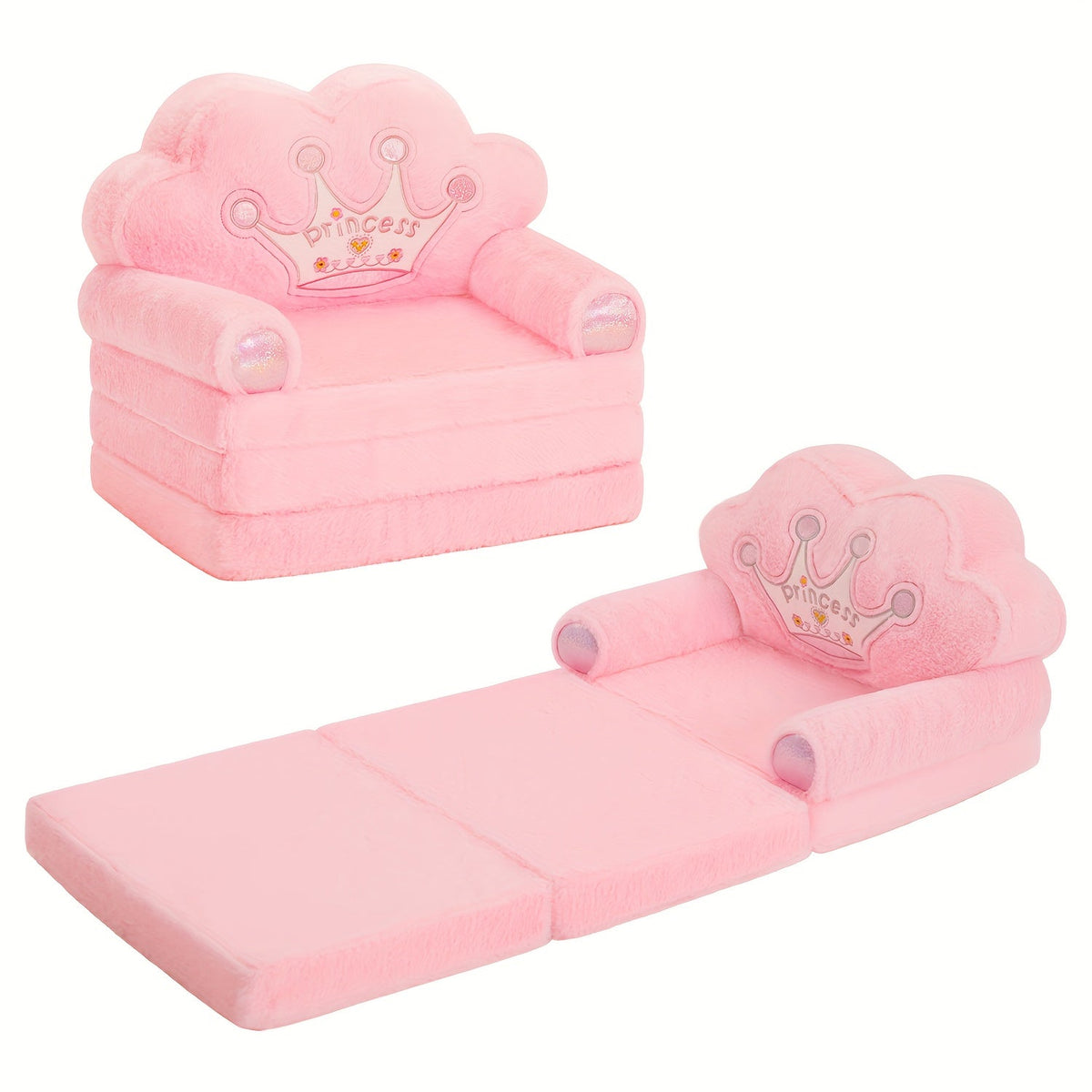 Kids Sofa shown in the pink option