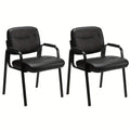 2-Piece Set Guest Chair with Armrests for Comfortable Everyday Seating in Living Room