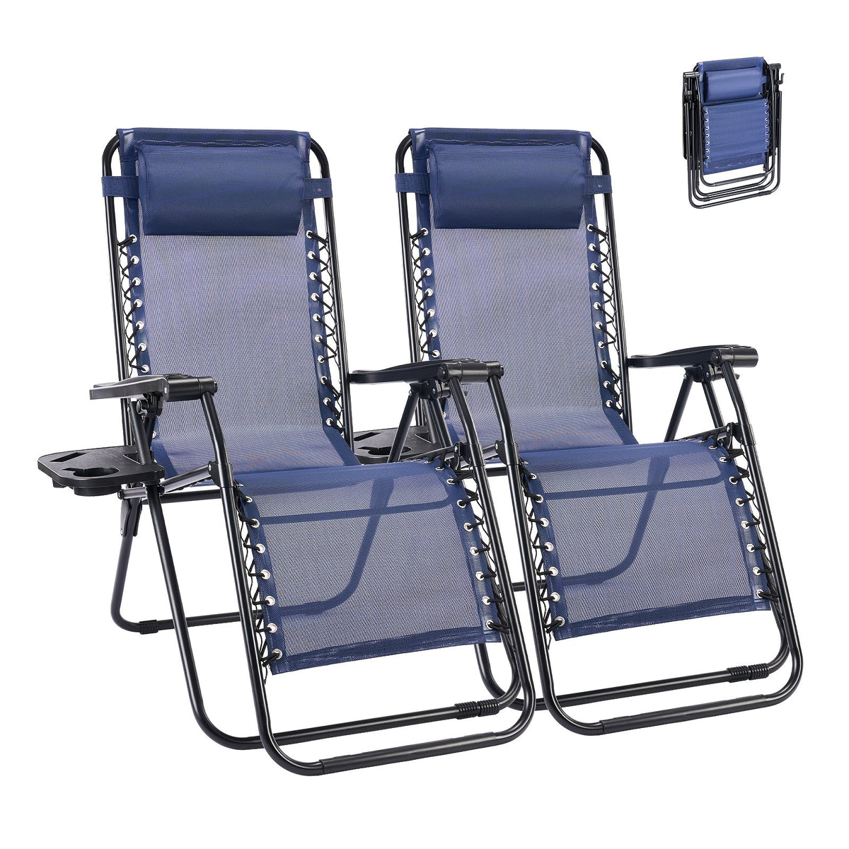 Zero Gravity Chair shown in the Blue-2 Pack option