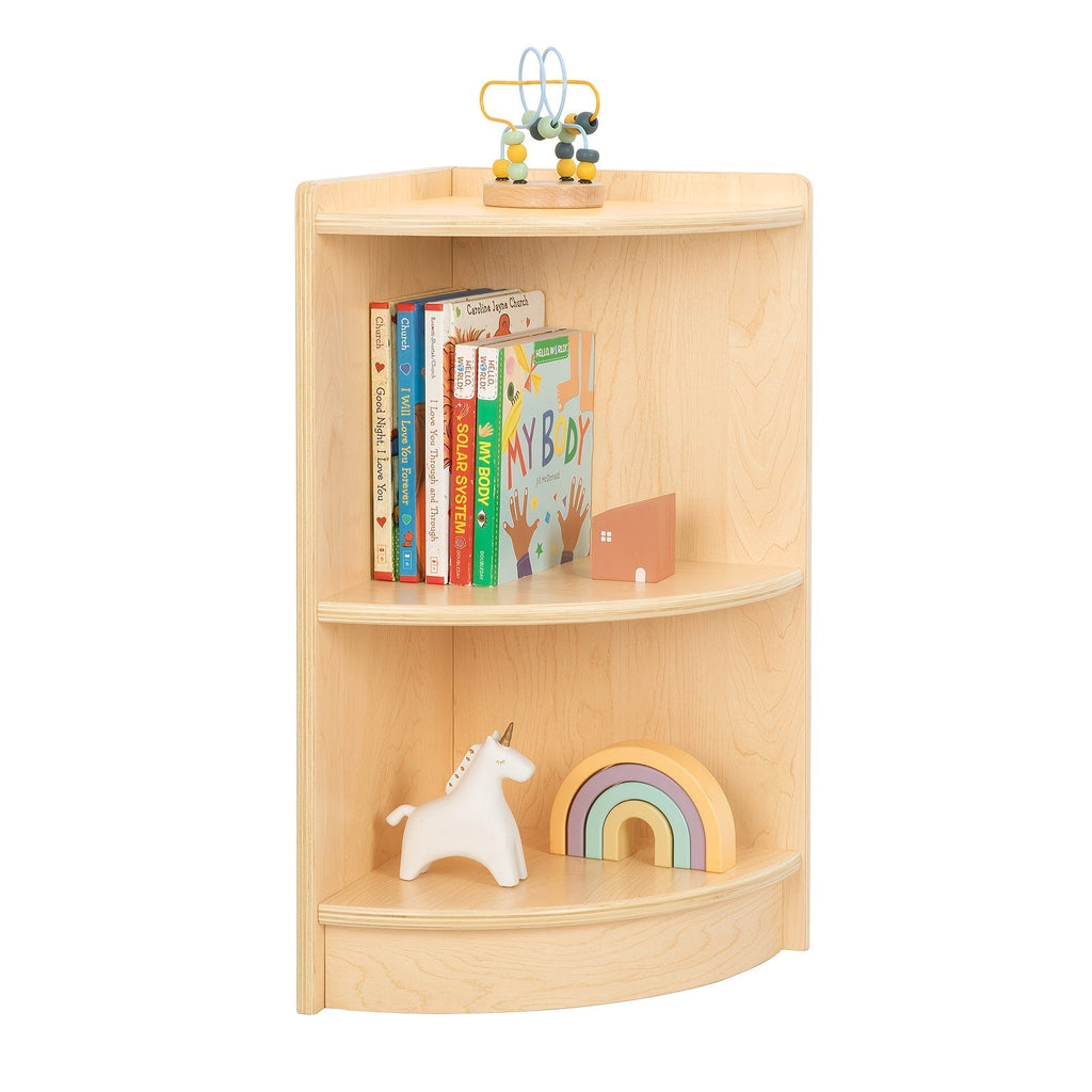 2-Shelf Wood Kids Bookshelf, Display Storage Shelf for Kids' Room