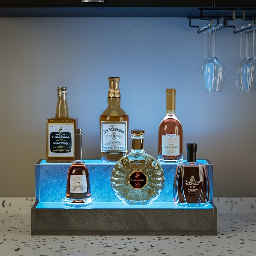 Bar Shelf shown in the Gray option