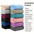 Towel Set 4 or 8 Piece Microfiber Collection with Hair-Drying Cap Options in Four Colors for Home and Guest Use