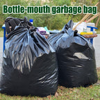 65 Gallon Large Black Garbage Bags Leak Proof Trash Bags for Kitchen Outdoor Garden Yard Waste Industrial Business 25 Pack 100 Pack