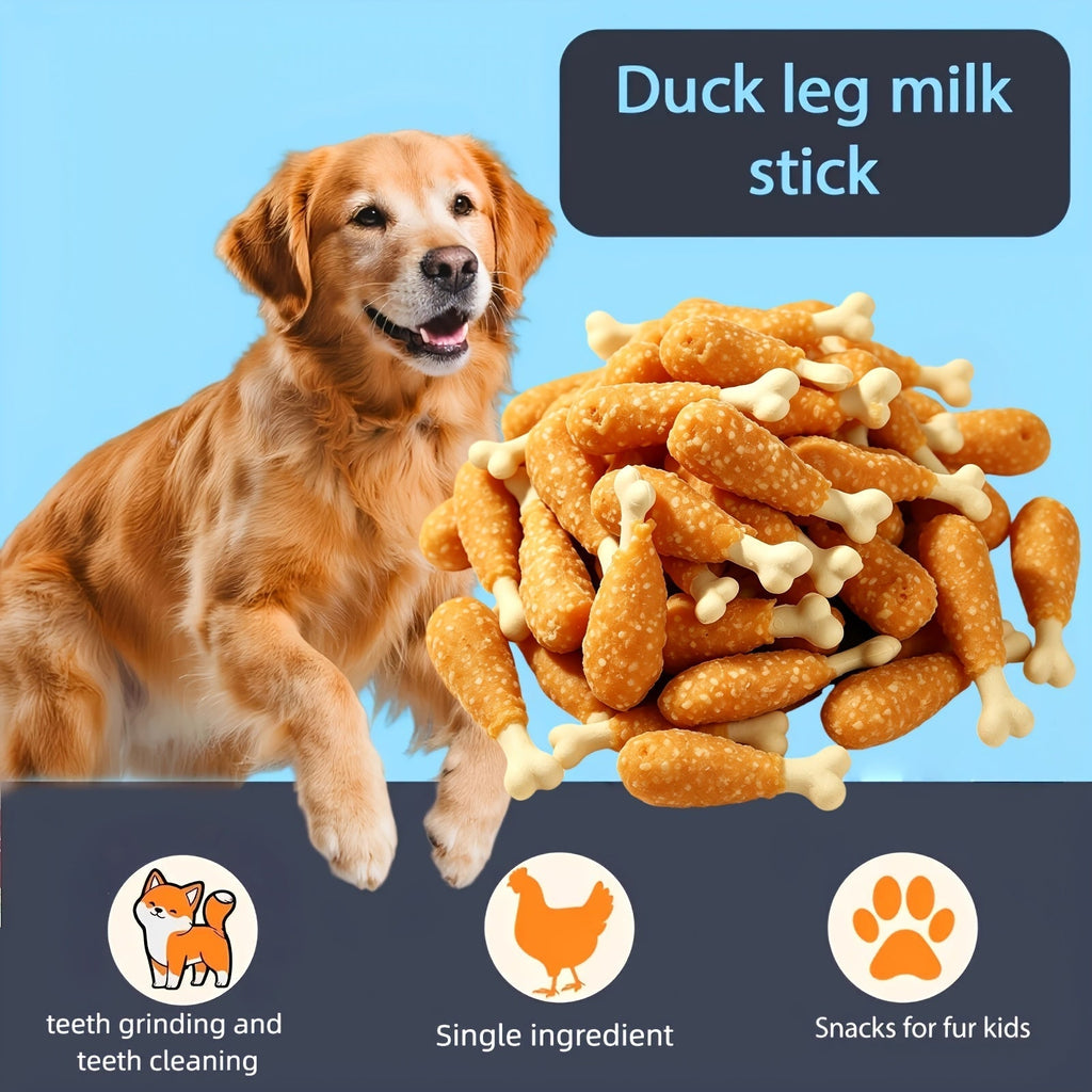 Dog Treats Chicken and Duck Jerky Variety Assortment with Five Retained Combination Choices